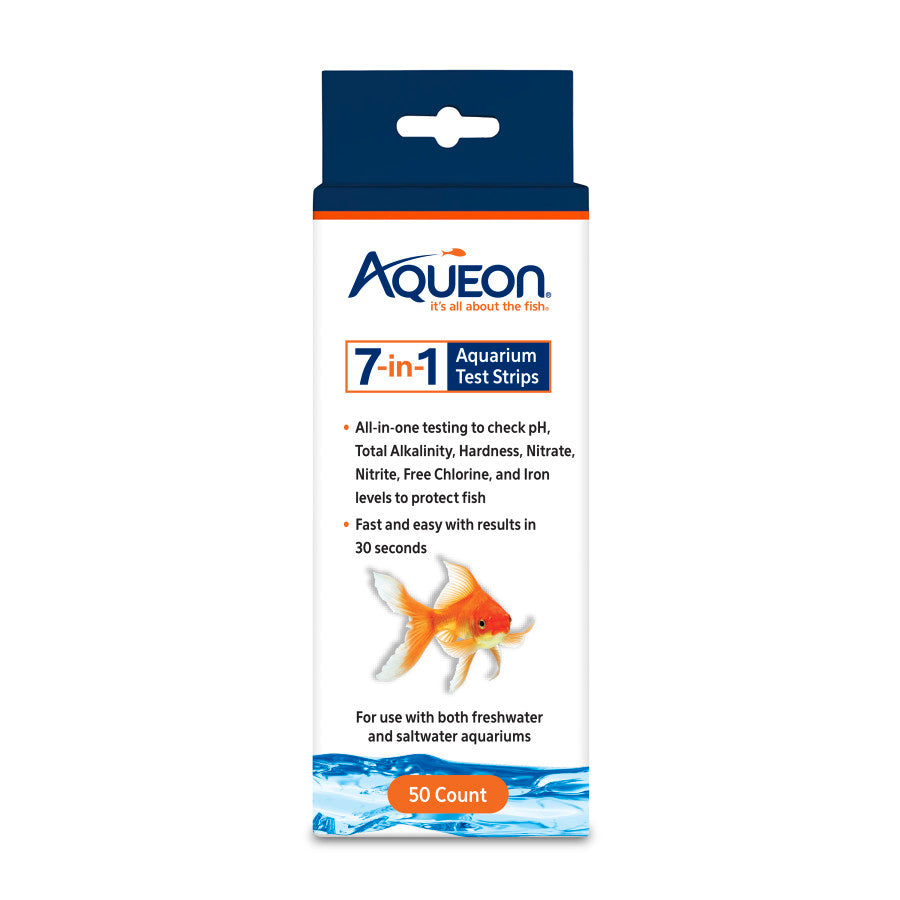 Aqueon 7-in-1 Aquarium Test Strips