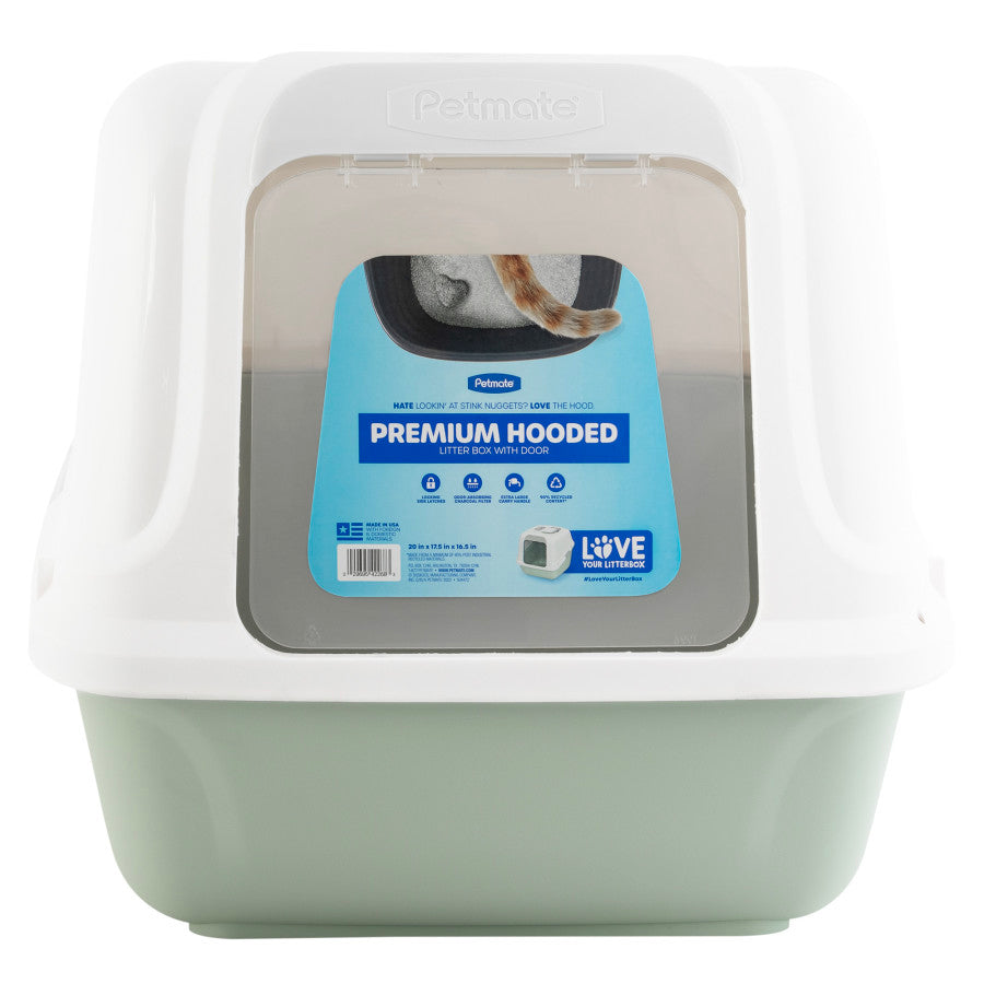 Petmate Premium Hooded Pan Litterbox w/ Door