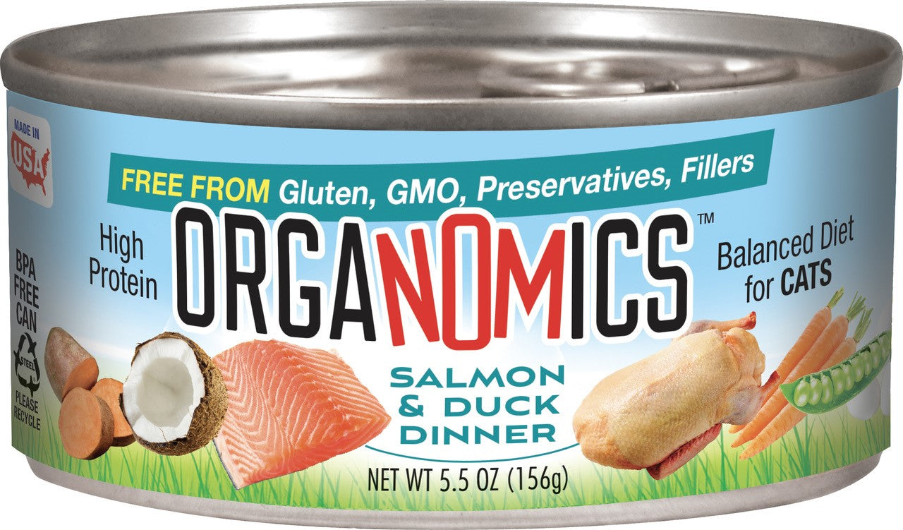 OrgaNOMics Salmon and Duck Dinner Canned Cat Food