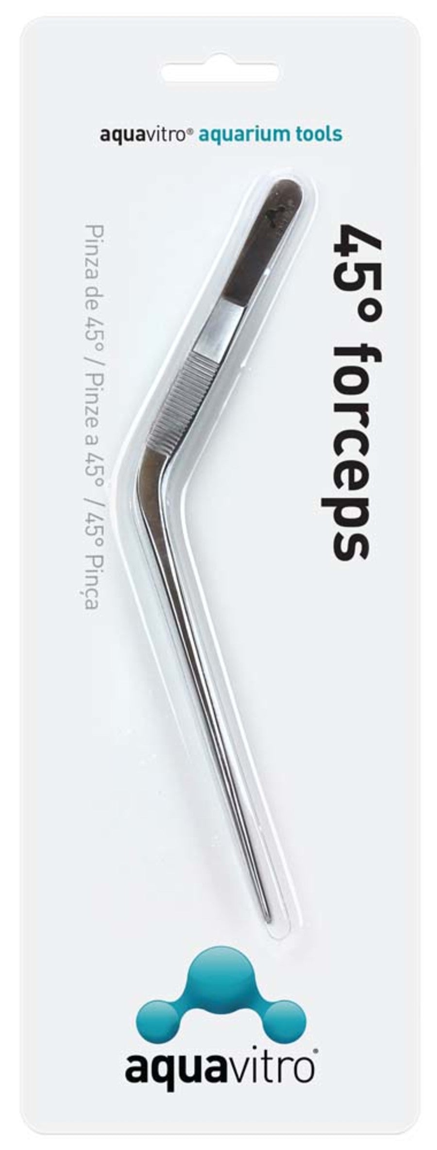 aquavitro 45 Degree Stainless Steel Forceps Aquarium Tool