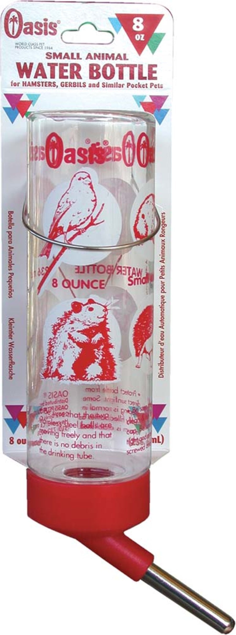 Oasis Crystal Clear Water Bottle for Small Animals