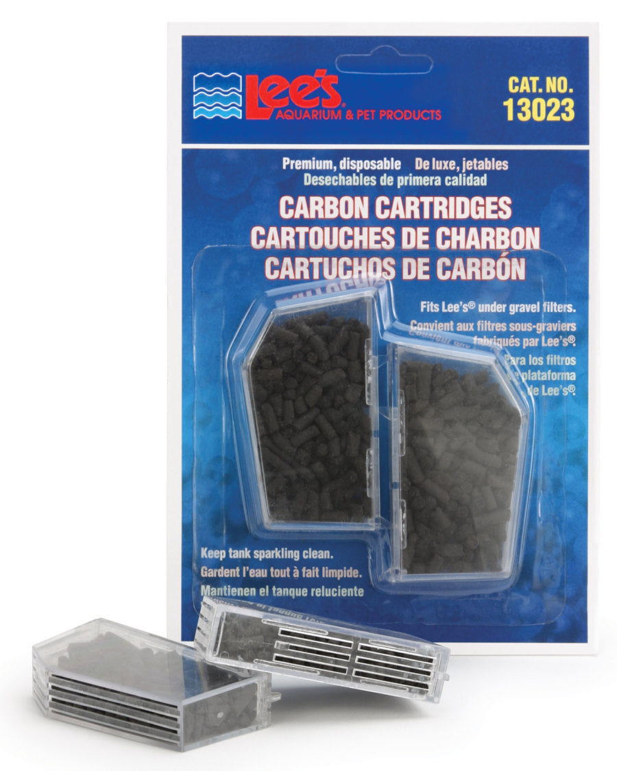 Lee's Aquarium & Pet Products Premium Carbon Cartridges for Under Gravel Filters