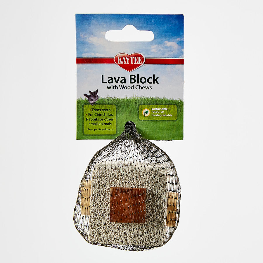 Kaytee Lava Block With Wood Chews