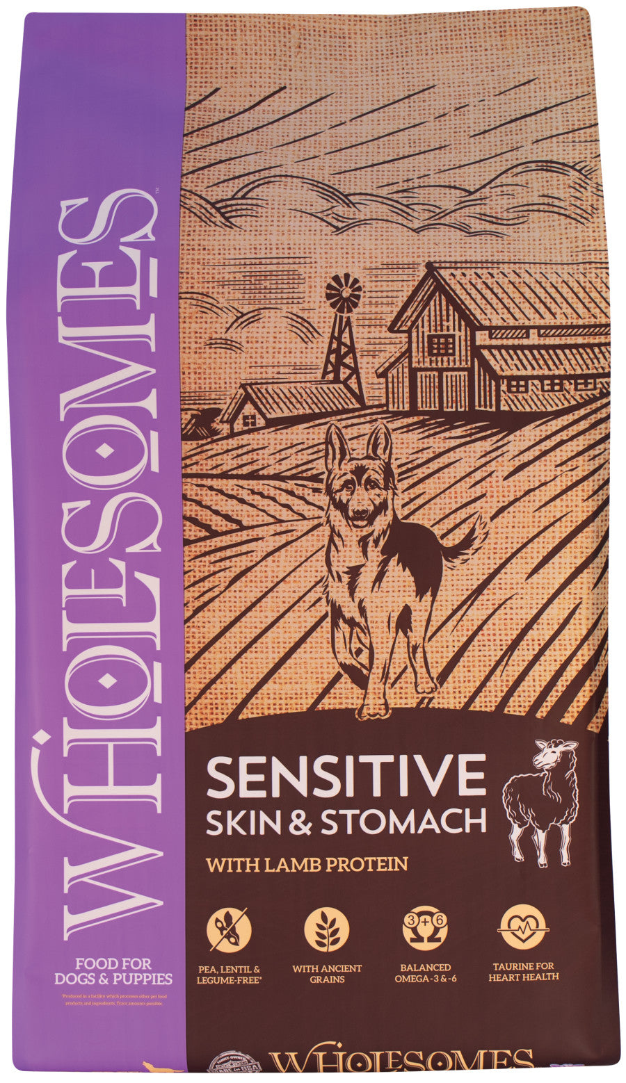 Wholesomes Sensitive Skin And Stomach Dry Dog Food
