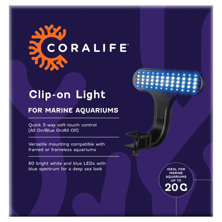 Coralife Clip-On Marine Aquarium LED Light Fixture