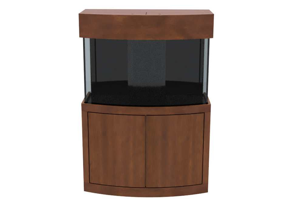 Tideline Planet Radius 135G Radius Tank Kit Elegance Medium Oak