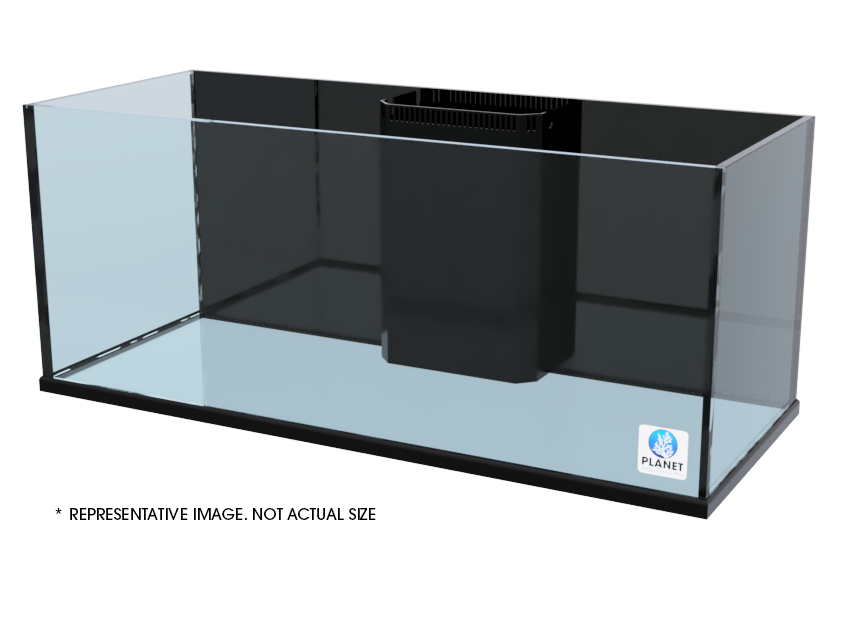 Planet Aquariums Rimless 48.5 x 24.5 x 24.75 Reef Ready Aquarium