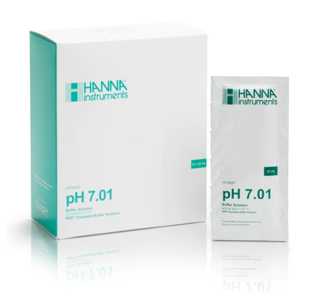 Hanna pH 7.01 Calibration Buffer Sachets (25 x 20ml)
