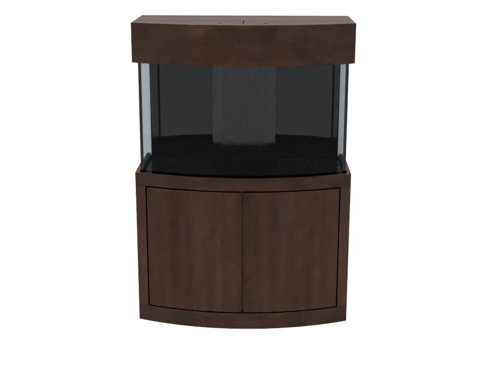 Tideline Planet Radius 135G Radius Tank Kit Elegance Mahogany