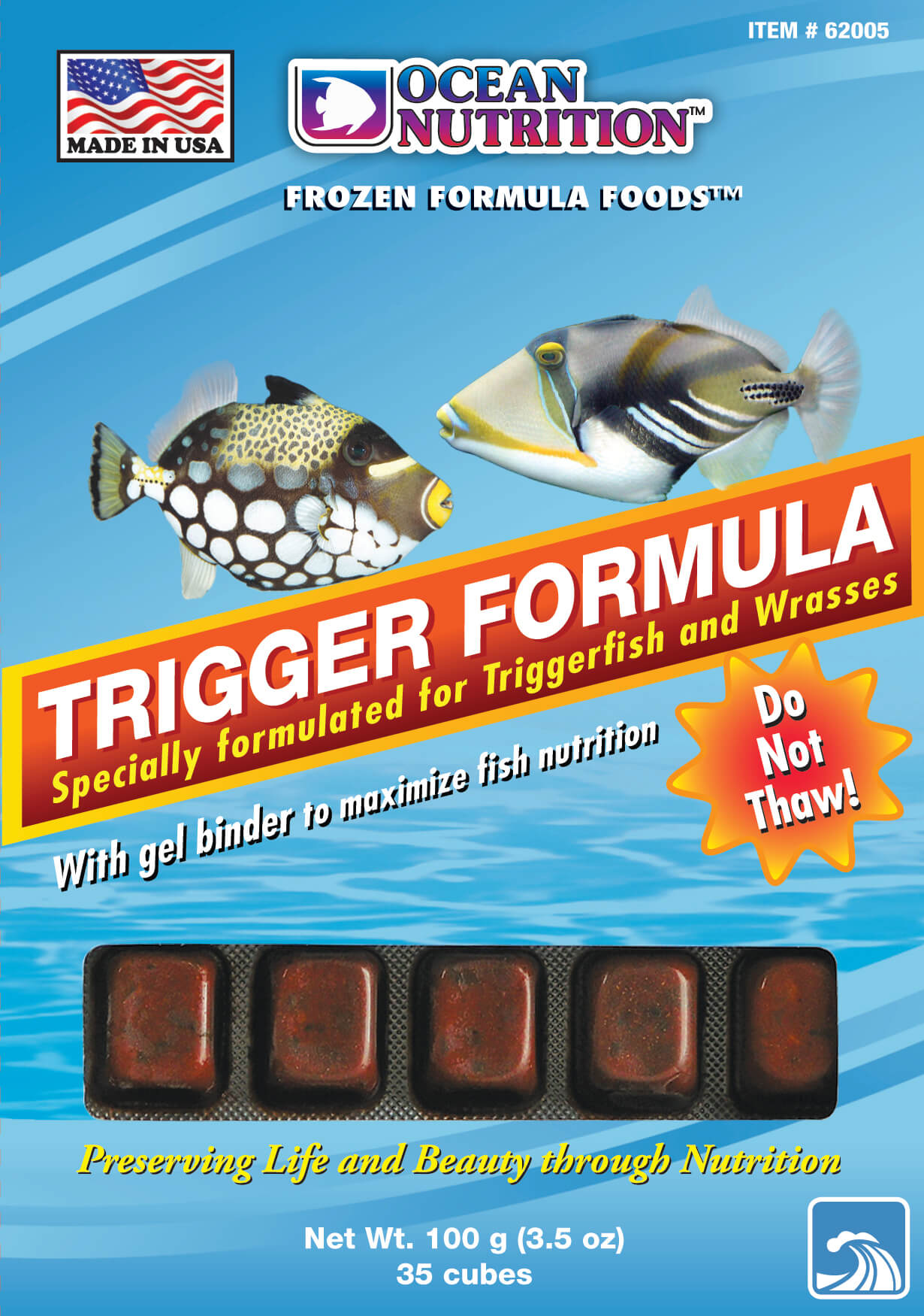 Ocean Nutrition Trigger Formula Cube (Frozen)