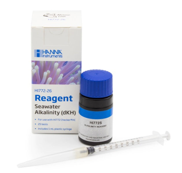 Marine Alkalinity Checker® HC Reagents for HI772 (25 Tests)