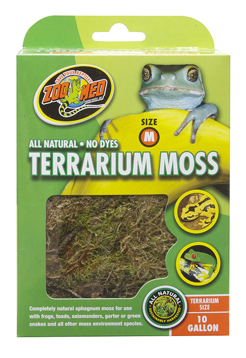 Zoo-Med Green Terrarium Moss .