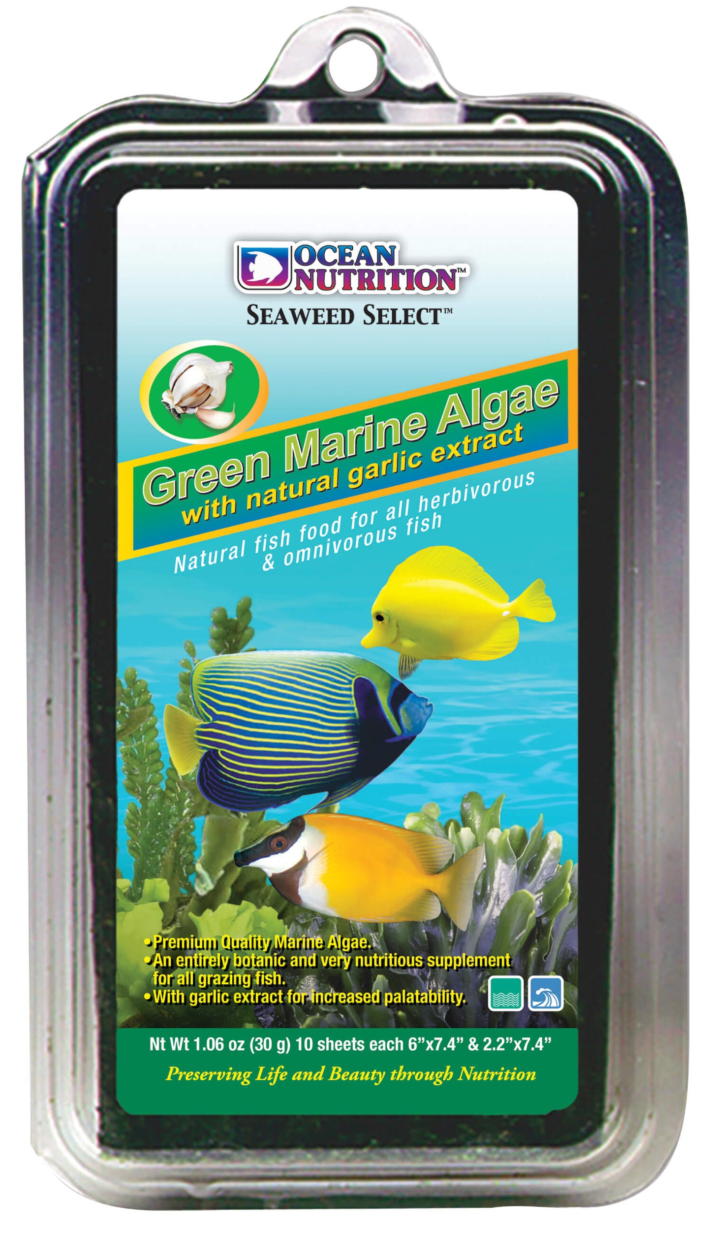 30g Green Seaweed Algae Sheets (10 Sheets)