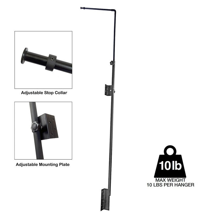 Universal / Hybrid Light Fixture Hanger - Black