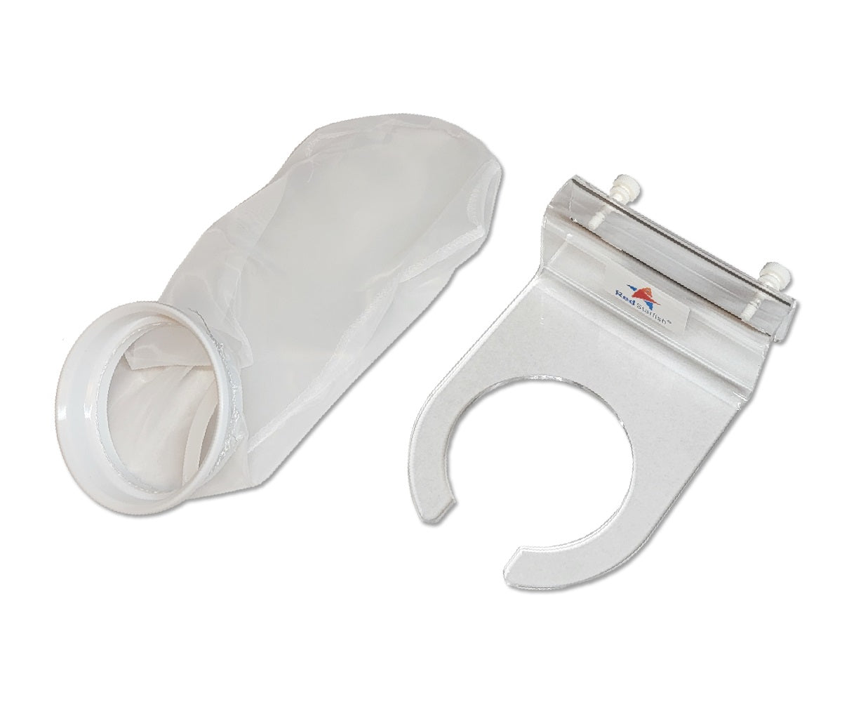 Red Starfish 4" Hang-On Filter Sock Holder w/ sock