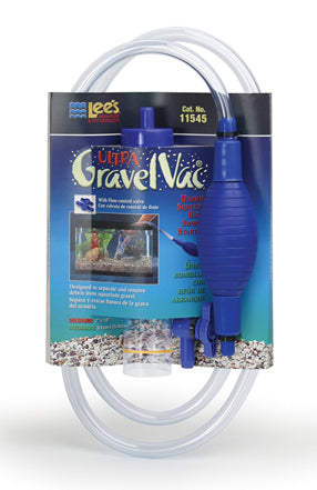 Lee's Aquarium 10" Squeeze-Bulb Ultra Gravel Vacuum Cleaner w/ Valve