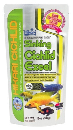 Hikari Cichlid Excel Sinking Mini Pellets