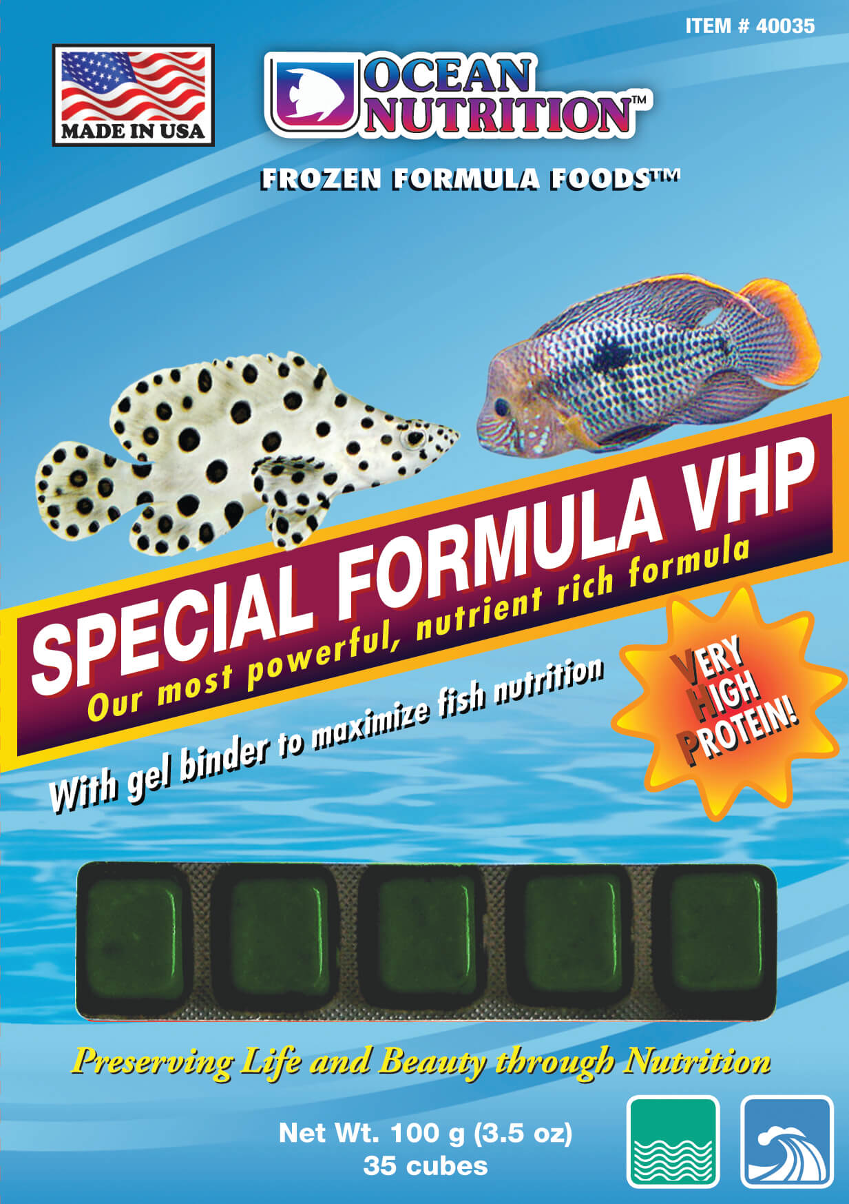 Formula VHP Cube (Frozen) 3.5oz