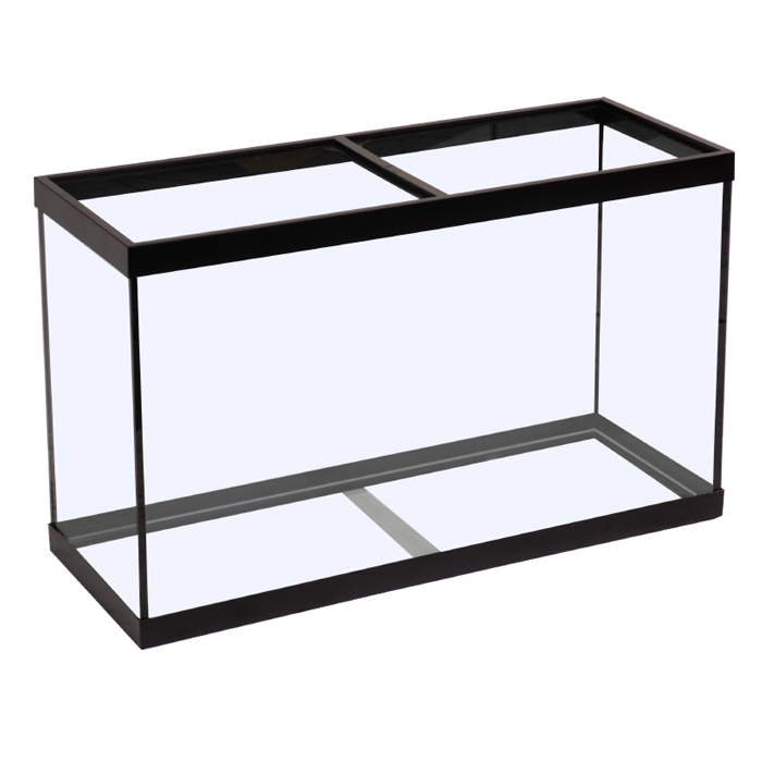 Marineland 110G Aquarium (Black Silicone), 48" x 18" x 30" (Black)