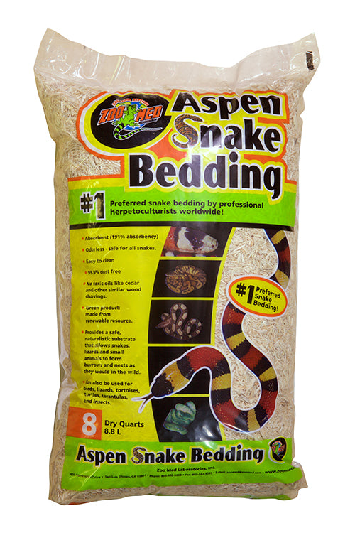 Zoo-Med Aspen Snake Bedding 8qt