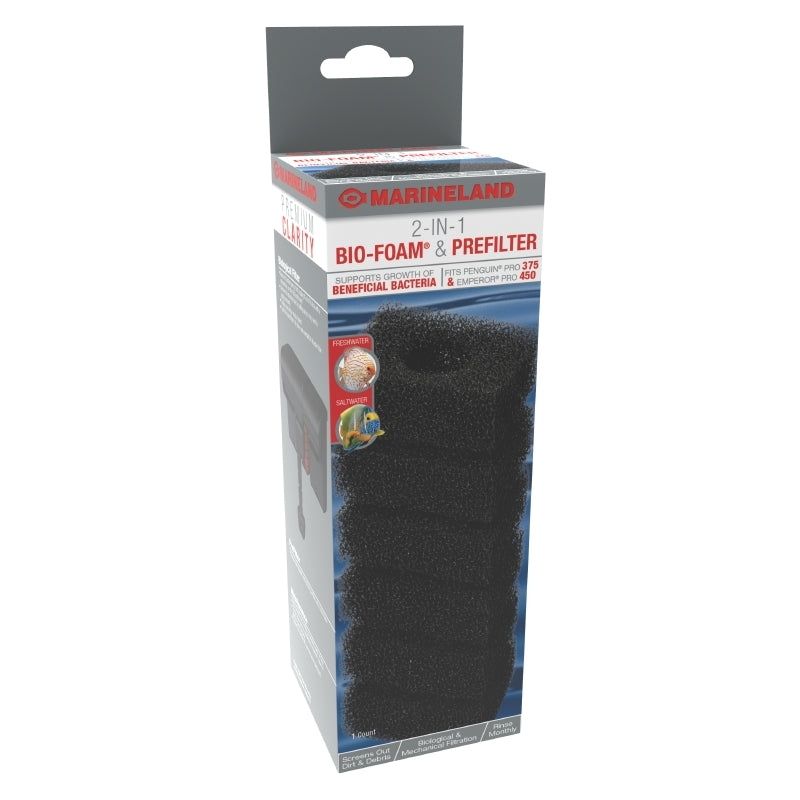 Marineland ML EMP 450/PGUIN 375 FOAM FILTER 12/1 CT