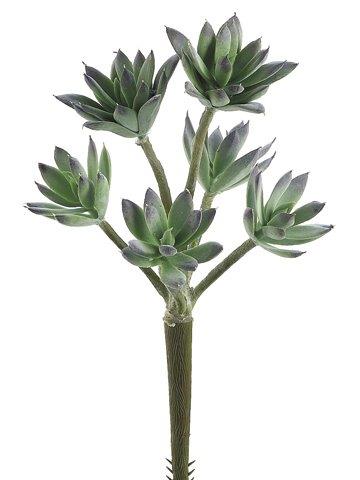11" Plastic Sedum Stem Frosted Green