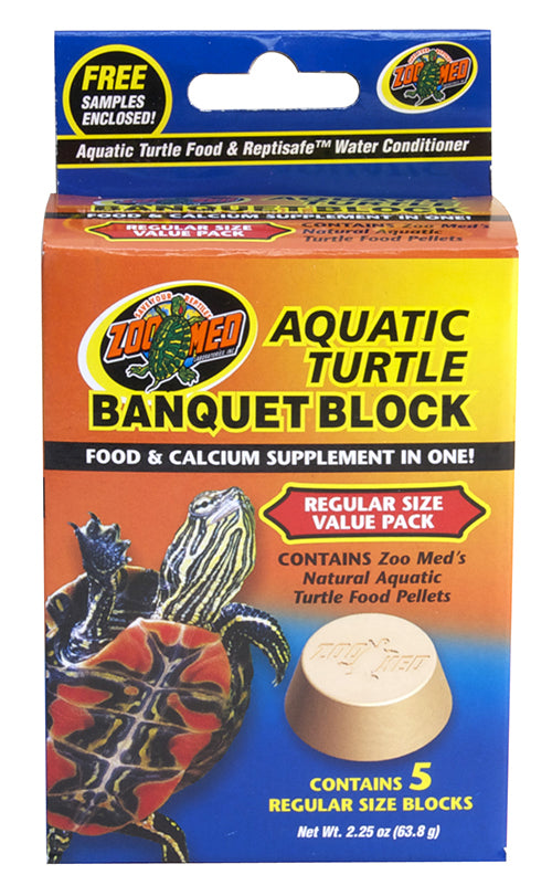 Zoo-Med Aquatic Turtle Banquet Block-Pack