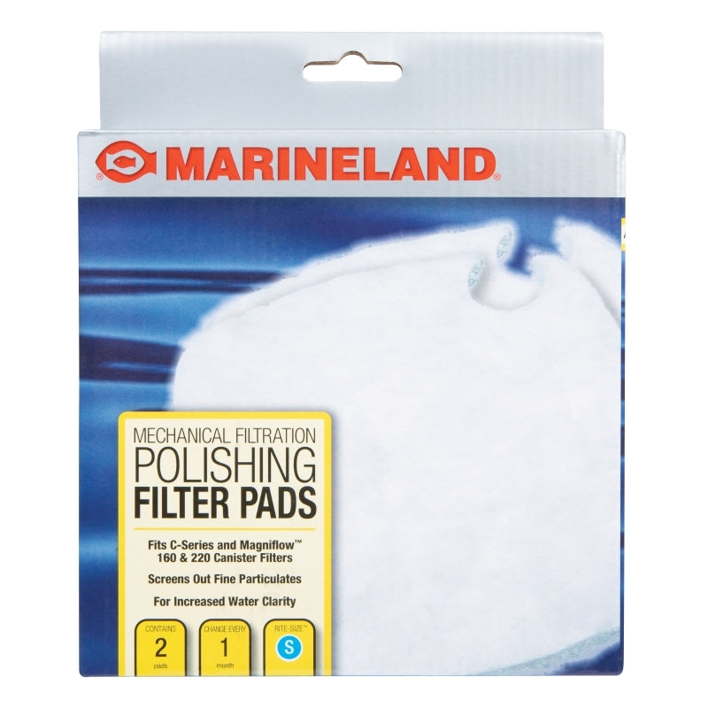 Marineland C-Series Canister Filter Polishing Filter Pads PC 160-220 2 pk
