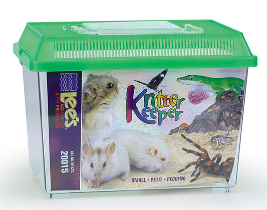 Lee's Aquarium Lees Kritter Keeper, Small Rectangle w/Lid
