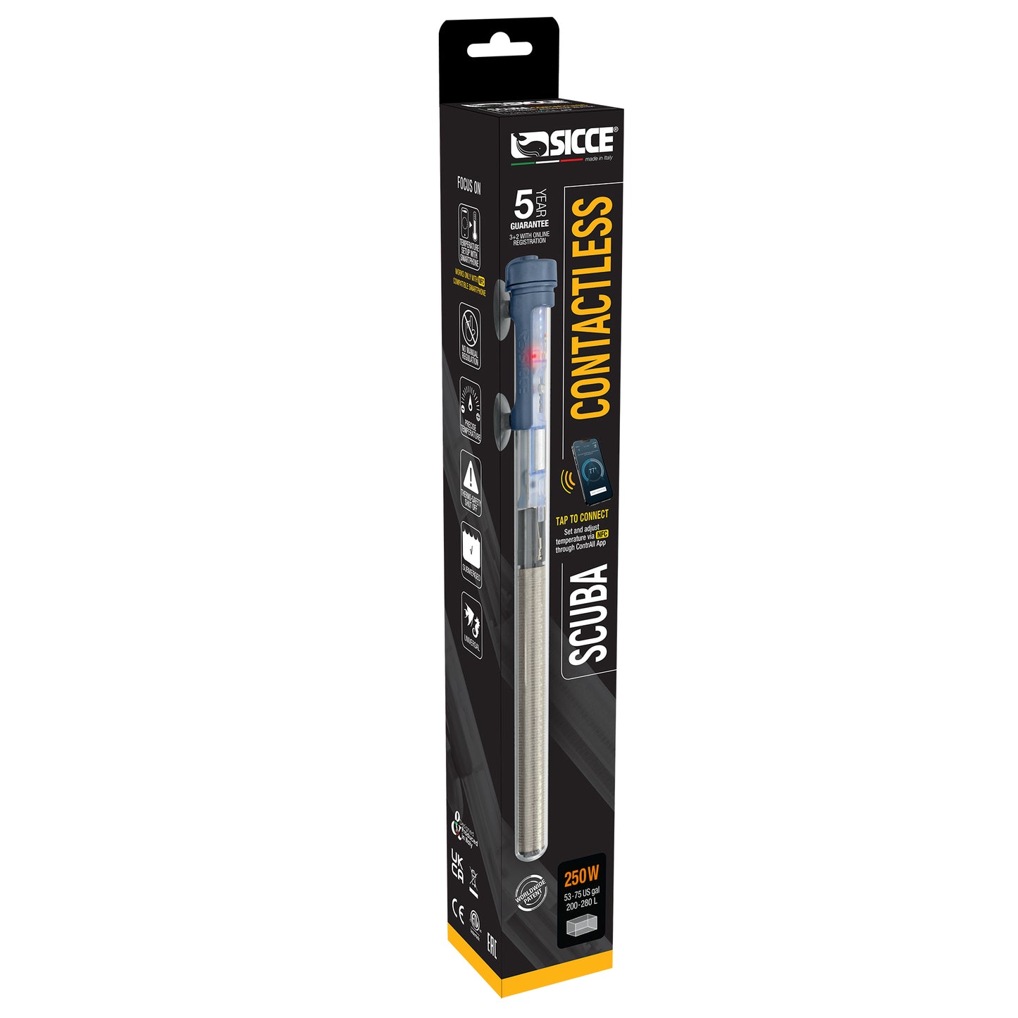 Sicce SCUBA ContactLess 250 Heater