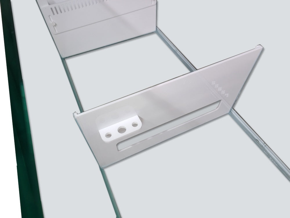 OceanVue PRO 60" Rimless Glass Sump - White