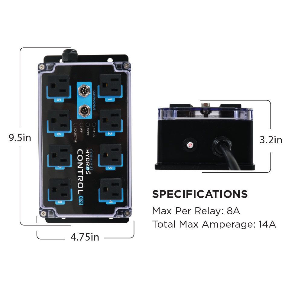 CoralVue Hydros Control XP8