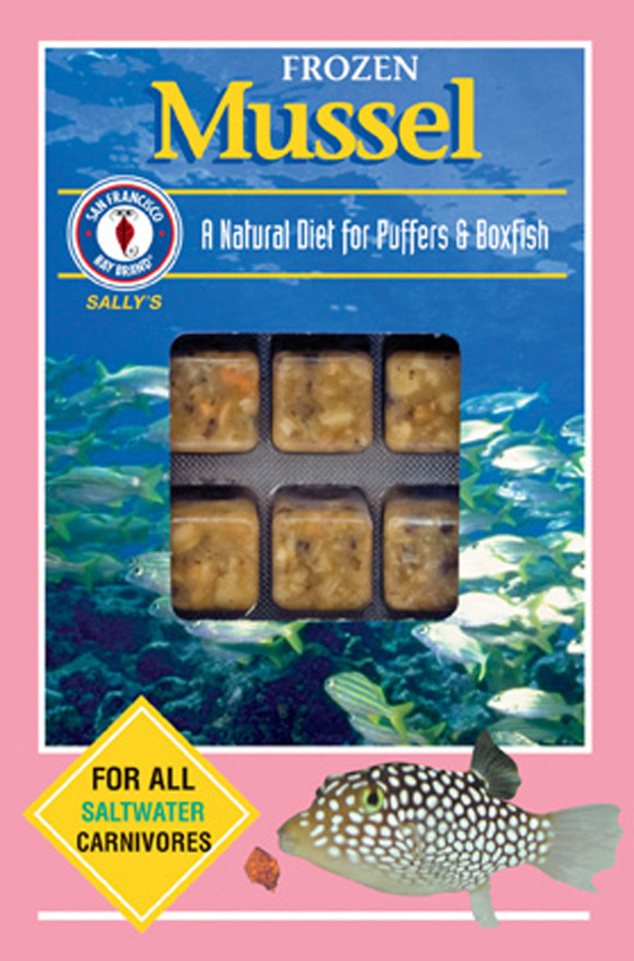 San Francisco Bay Brand Chopped Mussel Frozen Fish Food