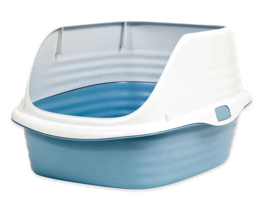 Arm & Hammer Rimmed Wave Cat Litter Pan