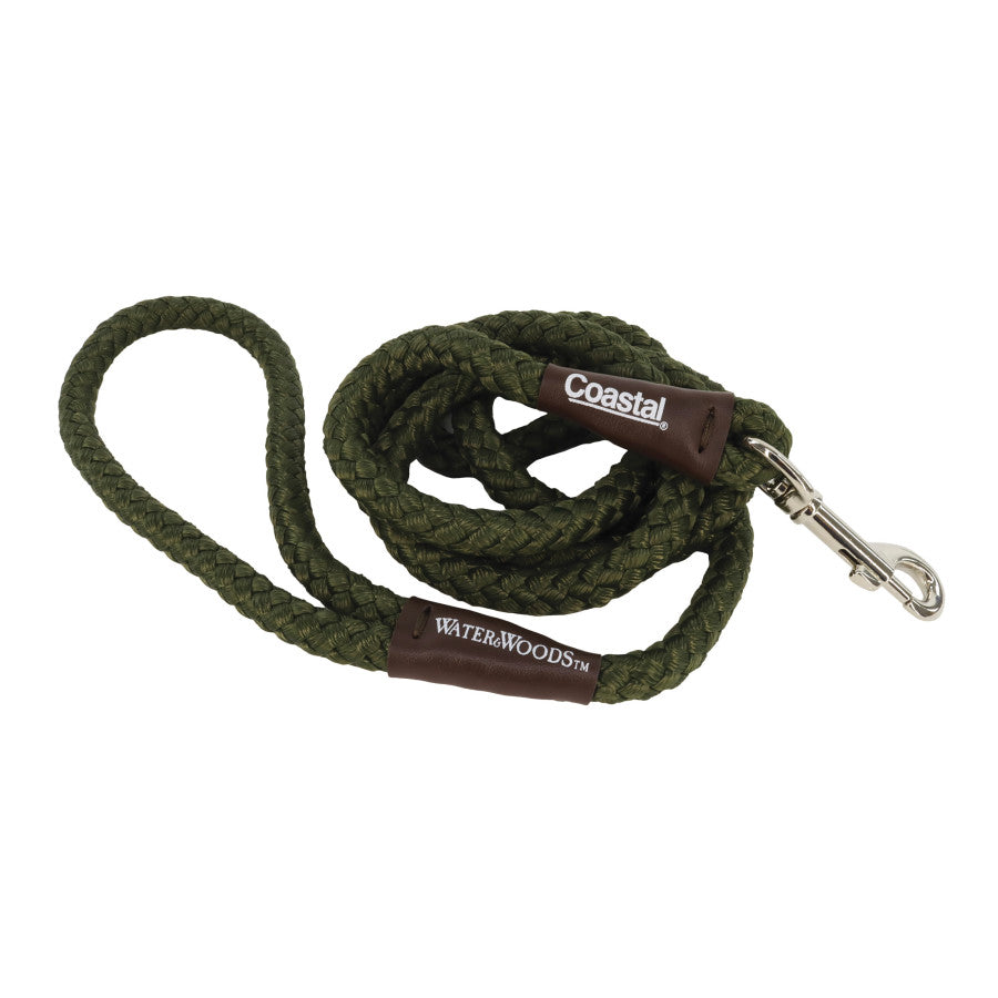 Coastal Water & Woods® Braided Rope Snap Dog Leash