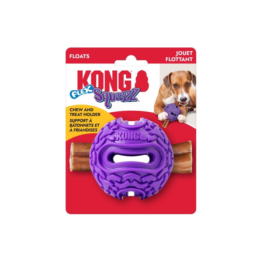 KONG Squeezz Flex Ball Dog Toy
