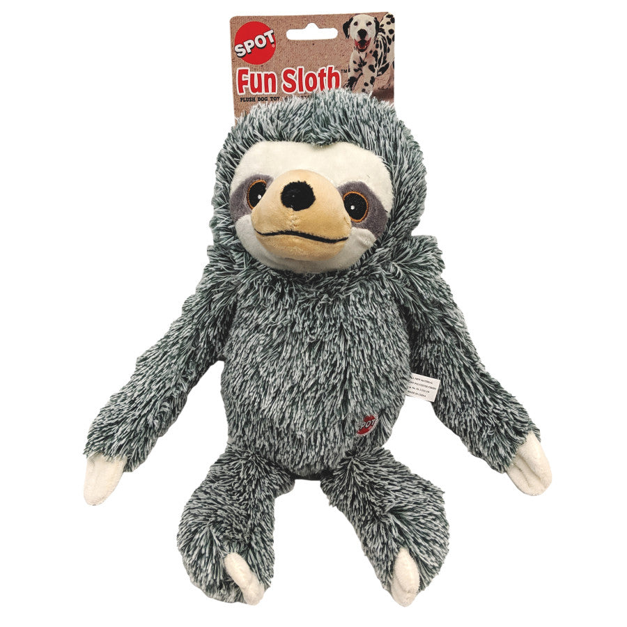 Spot Fun Sloth Plush Dog Toy