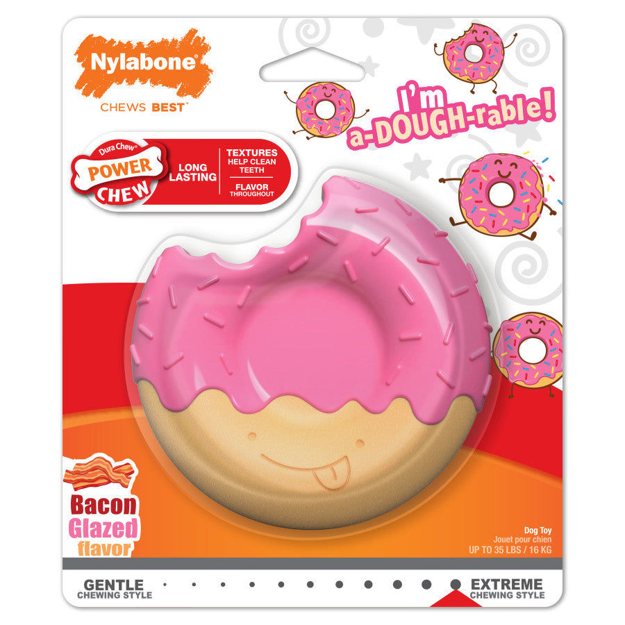 Nylabone Power Chew Donut Dog Chew Toy