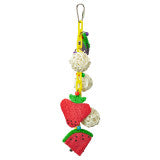 A & E Cages Happy Beaks Fruit & Vegetables on Chain Bird Toy