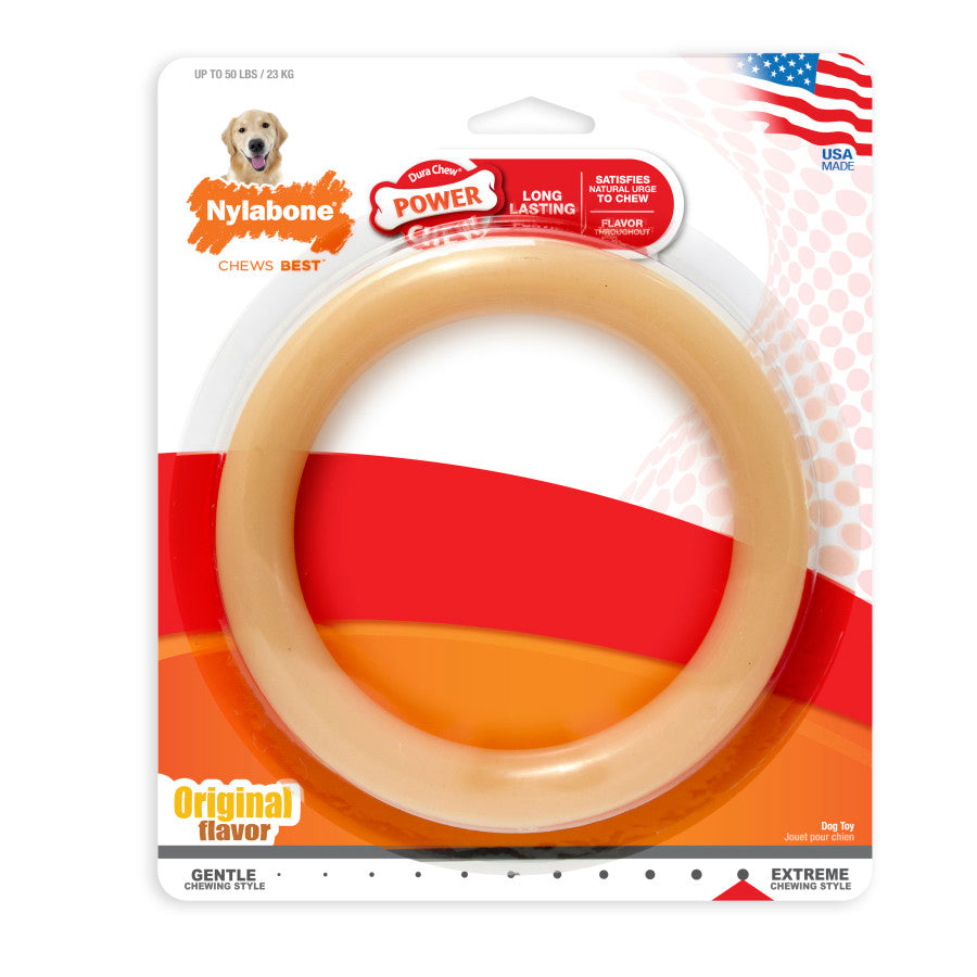 Nylabone Power Chew Ring Dog Chew Toy