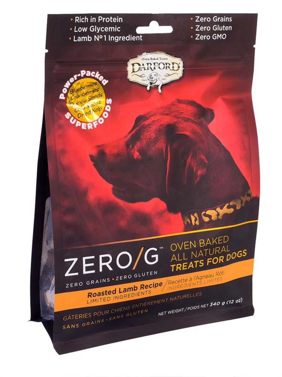 Darford Zero/G MINIS Oven Baked Dog Treats Roasted Lamb Recipe