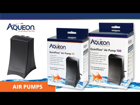 Aqueon QuietFlow Air Pump Black.