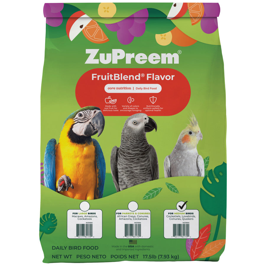 ZuPreem FruitBlend Bird Food