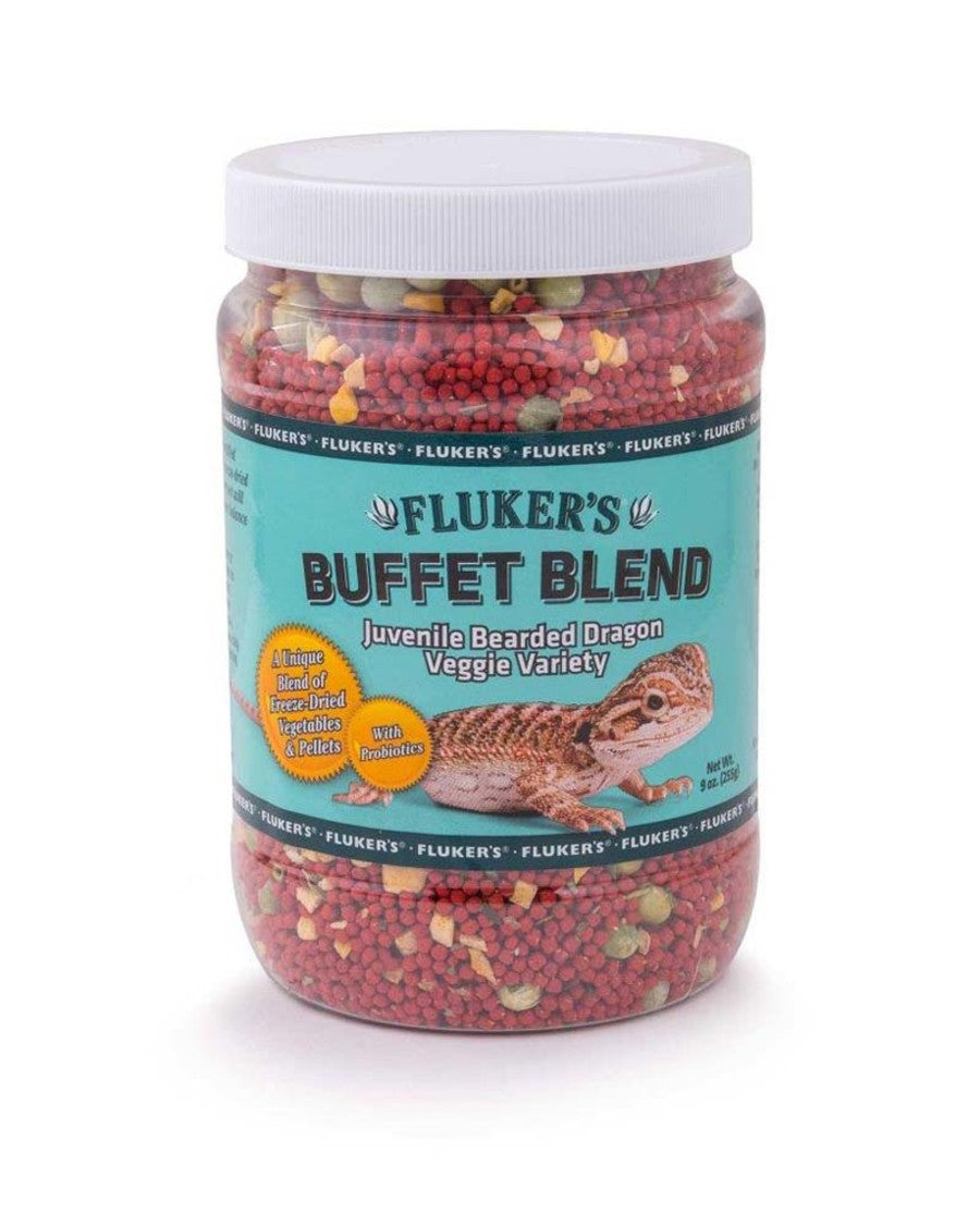 Fluker's Buffet Blend Juvenile Bearded Dragon Veggie Variety Freeze Dried Food