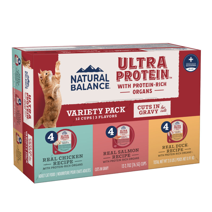 Natural Balance Pet Foods Ultra Protein Cuts in Gravy Wet Cat Food