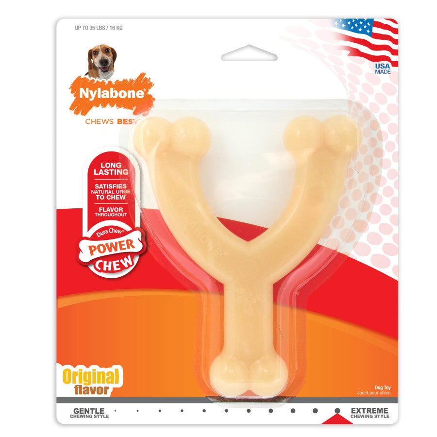 Nylabone Power Chew Original Wishbone Dog Chew Toy