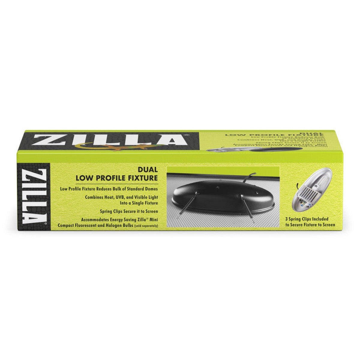Zilla Low Profile Reptile Terrarium Fixtures Lawn and Pets