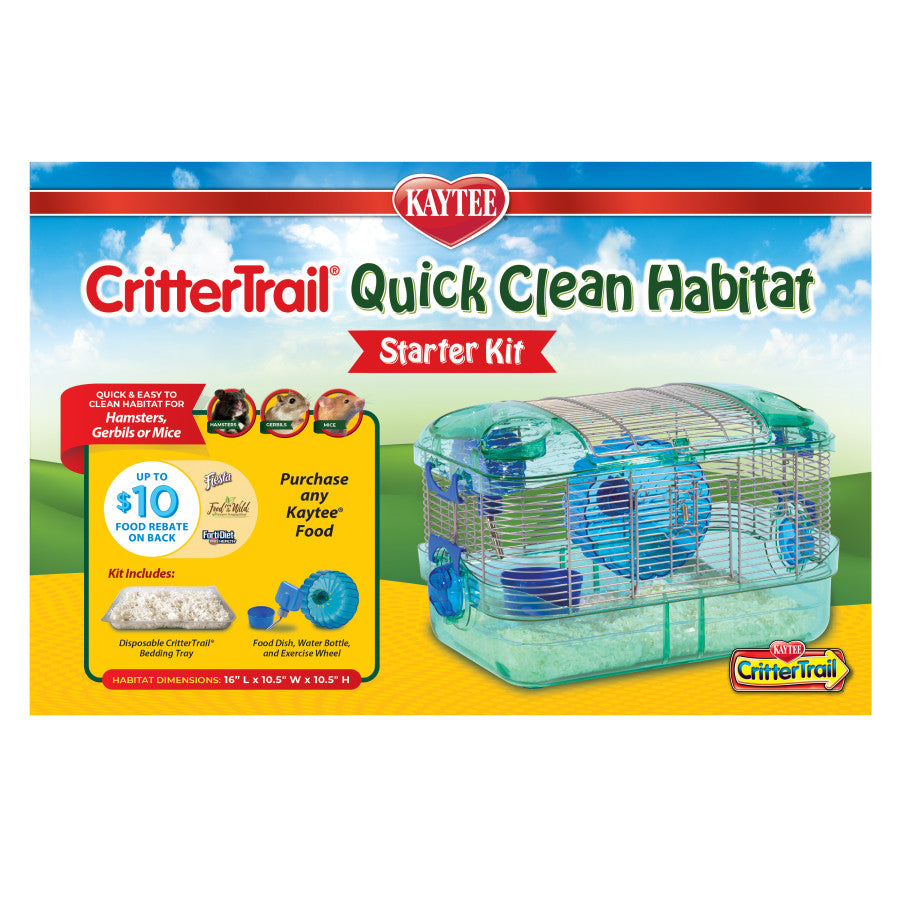 Kaytee CritterTrail Quick Clean Habitat