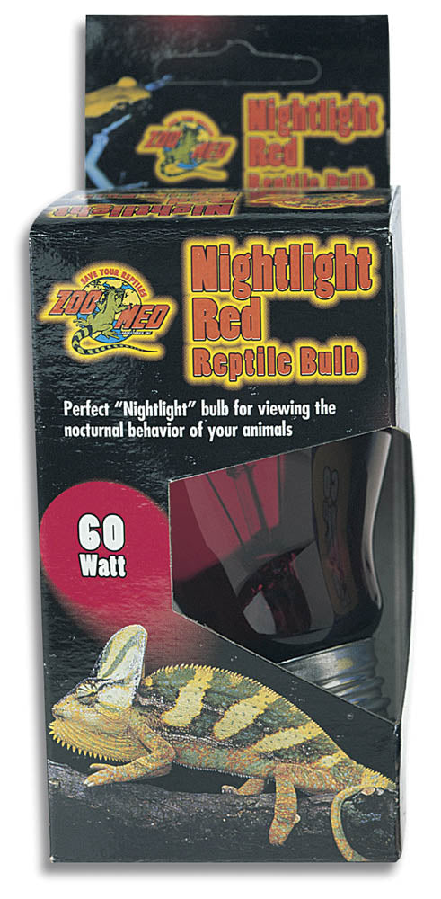 Zoo Med Nightlight Red Reptile Bulb - Red, 1ea/60 W