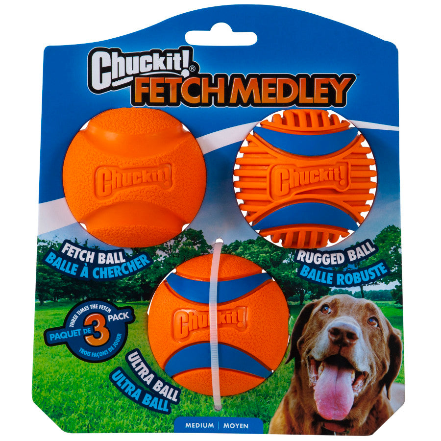 Chuckit! Fetch Medley Balls Gen 3 Dog Toy